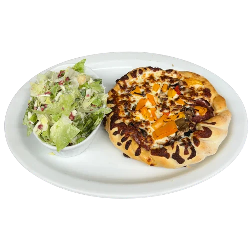 Mini pizza avec salade César